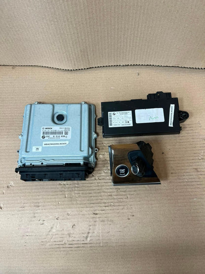 2010 BMW X5 E70 LCI 30DX N57 Engine Control Unit ECU SET DDE+CAS3+1KEY 8510838