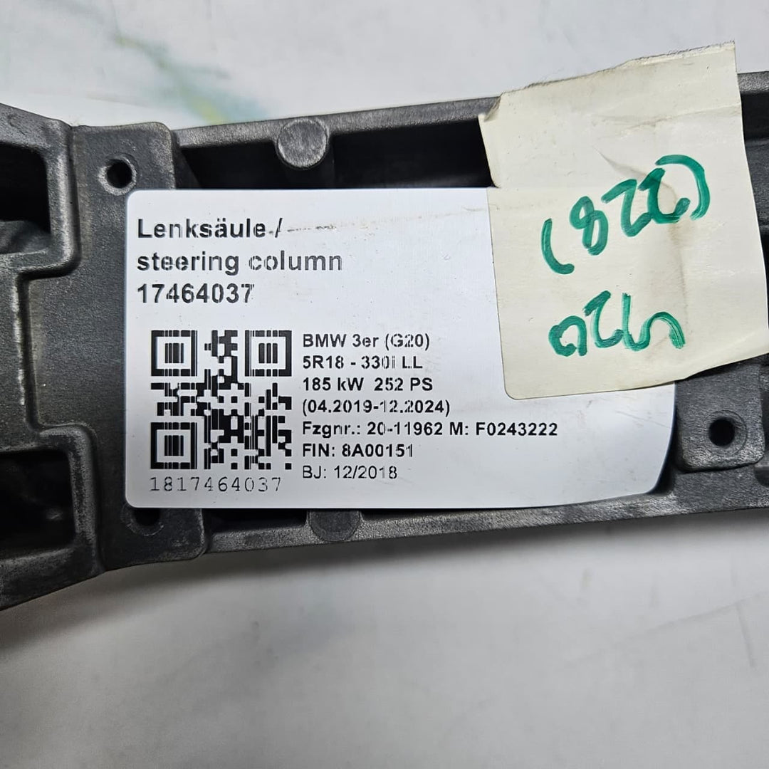 2018-2021 BMW X3 G01 X4 G02 G20 G21 Steering Column 6887897