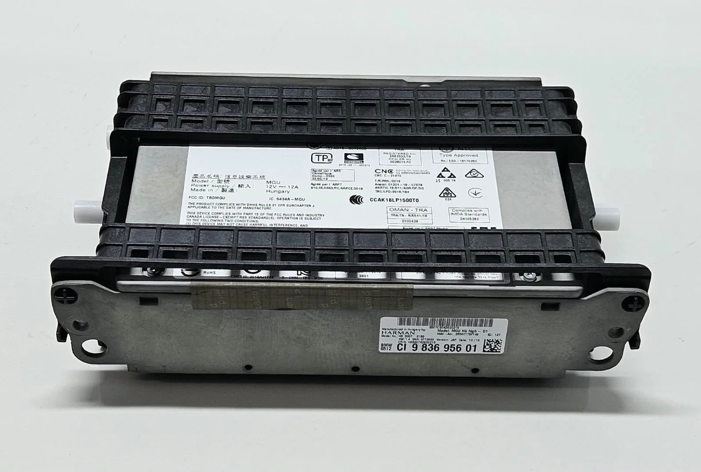 9836956-2019 BMW X5 G05 RHD Audio Head Unit High 3 MGU Module OEM