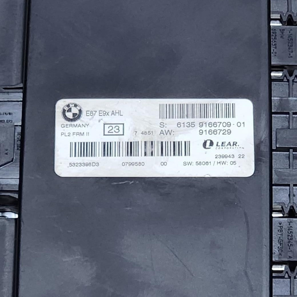 2007-2008 BMW 335xi Footwell Control Module 9166709 3 Series E90 FRM 23