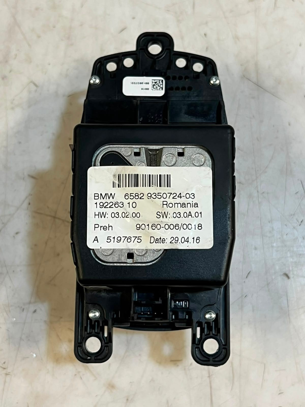 2017 BMW 4 Series F10 F20 F21 F30 F80 Knob Switch iDrive Controller 9350724 OEM