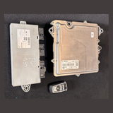 BMW F12 640I N55 ENGINE CONTROL MODULE ECU SET WITH KEY  OEM - 7632155