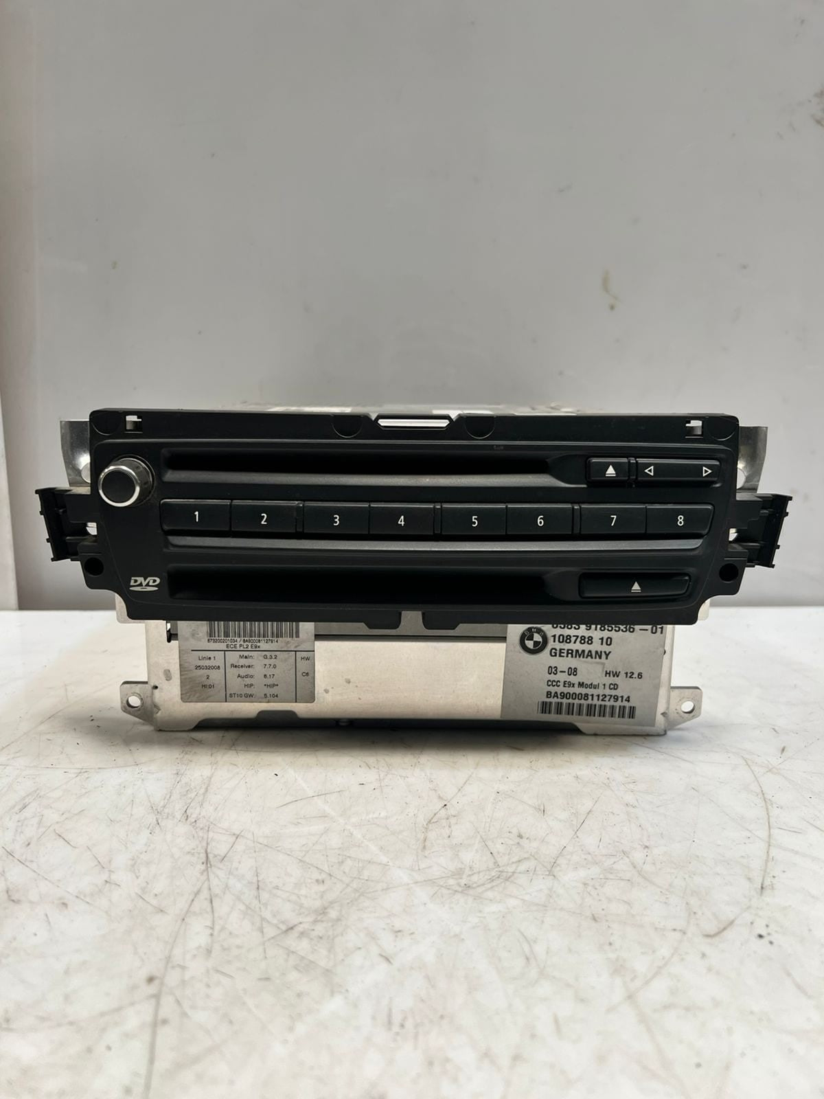 2007-2010 BMW 3 Series E90 E91 E92 E93 Navigation System SAT CD CCC 9185536 OEM