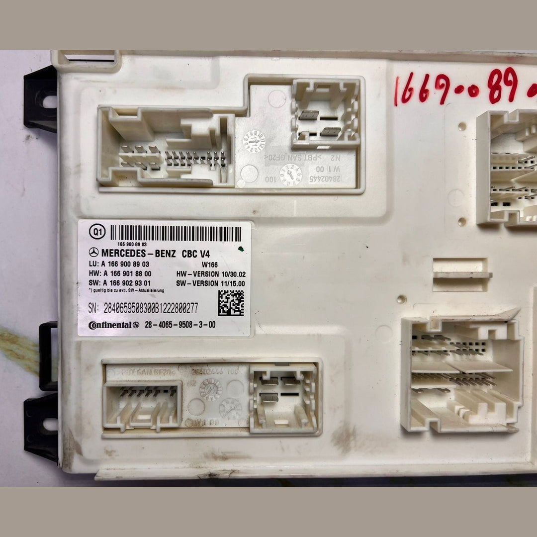 2012-2016 Mercedes-Benz GL450 Front Sam Body Control Unit A 166 900 8903 W166 GL