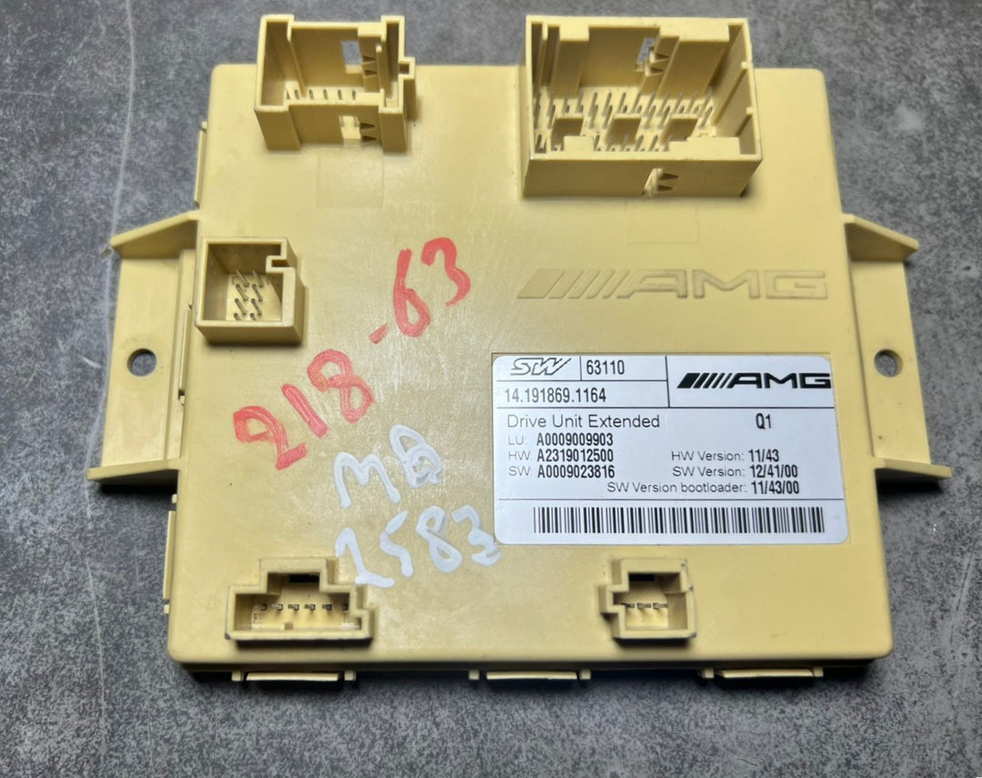 12-17 Mercedes W218 CLS AMG 63 Drive Unit Extended Control Module A000 9009903