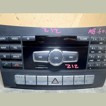 2012–2014 Mercedes-Benz W212 E-Class Head Unit CD Player A212 9007526 OEM