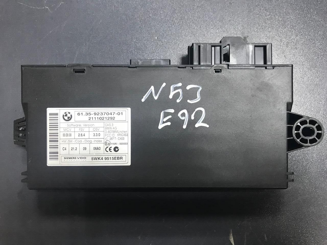 BMW  325i 330i 2005 - 2010 E92 N53 ENGINE CONTROL ECU UNIT SET DME MSD81 7612455