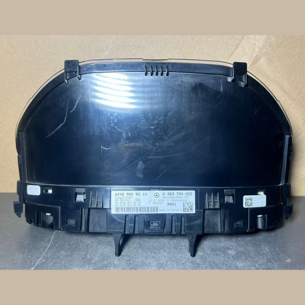 12-14 Mercedes-Benz W246 B-Class Instrument Cluster Speedometer A246 9009214 OEM