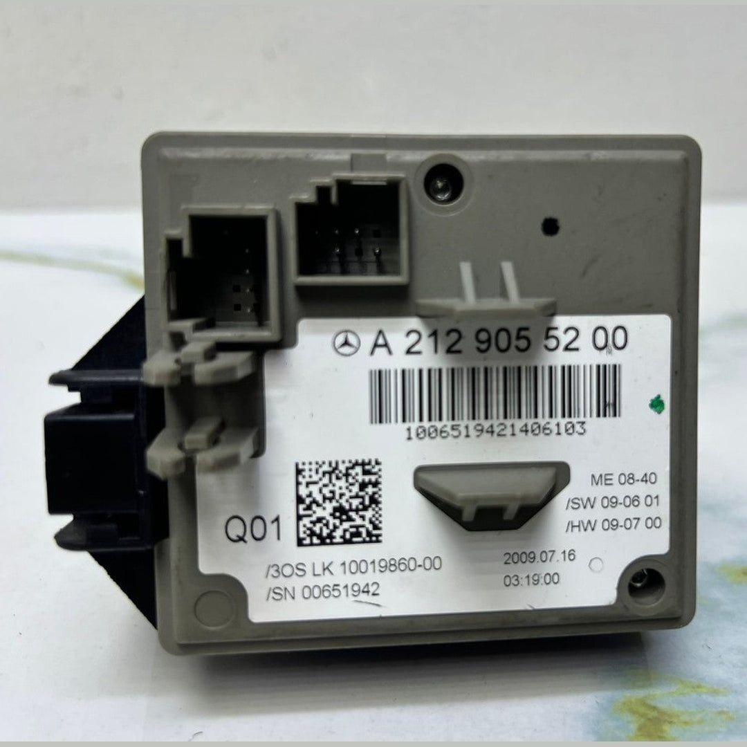 08-14 Mercedes W212 E-Class Ignition Switch Module Unit W/key A212 9055200 OEM