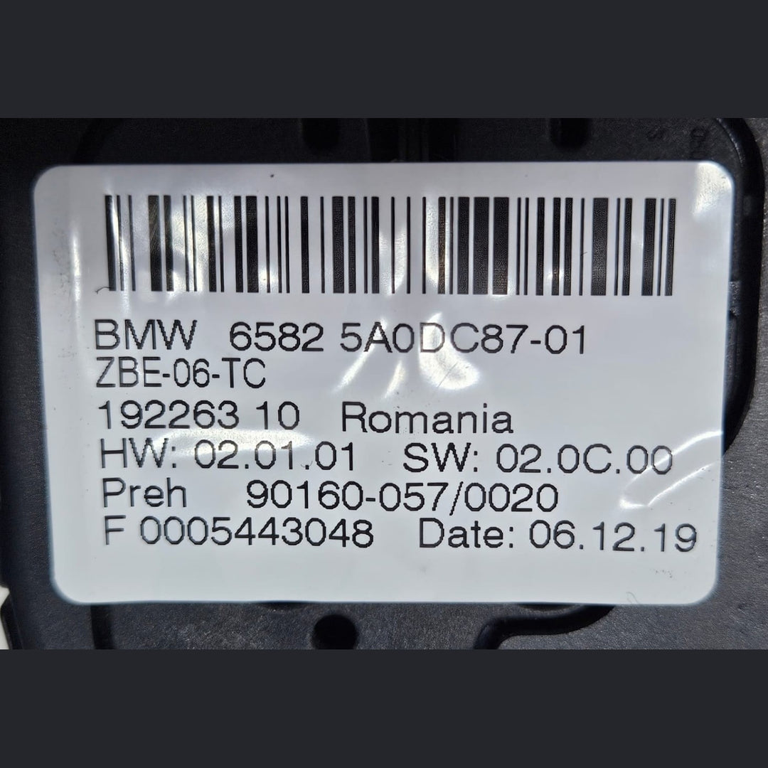 2018-2022 BMW X3 G01 Idrive Controller 6582 5A0DC87 OEM