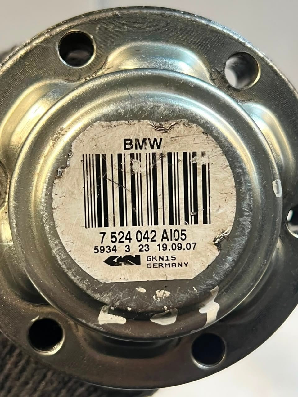 2003-2022 BMW X3 E83 LCI Rear Right Cv Axle Shaft 7524042 OEM