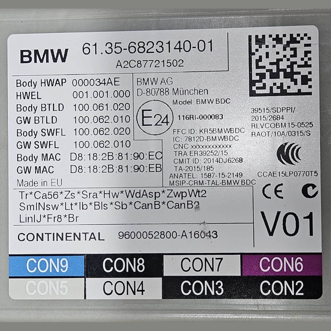 2014-2019 BMW G11 740i B58 RHD Engine Control Module Unit ECU Set 8672006 OEM