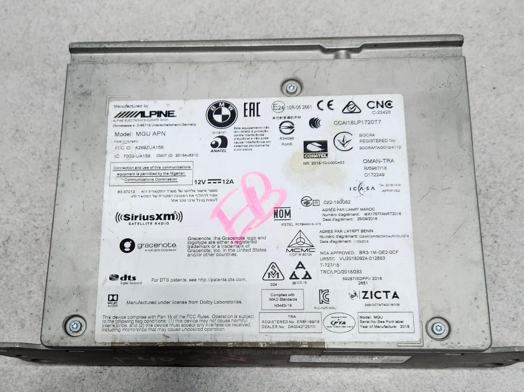 BMW Radio Navigation Module 5A2C080 F40 F44 G20 G21 G28 G30 G31 G32 G11 MGU APN