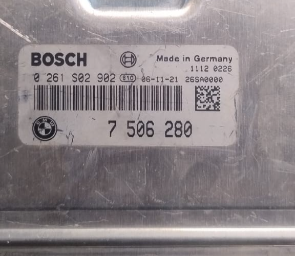 BMW 7 SERIES E65 E66 760i 760Li ENGINE CONTROL UNIT ECU ONLY - 7506280