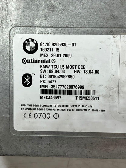 2008-2014 BMW X6 F01, F02, E71, E72 Bluetooth Control Unit Module 9205930 OEM