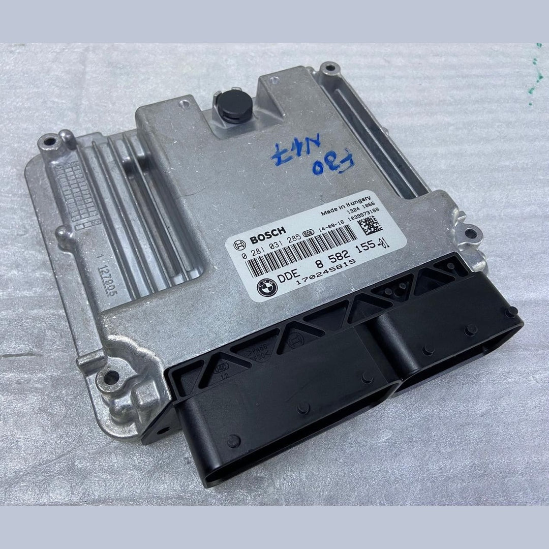 OEM BMW 320d F30 N47 ENGINE CONTROL UNIT ECU SET DDE 8582155 BOSCH