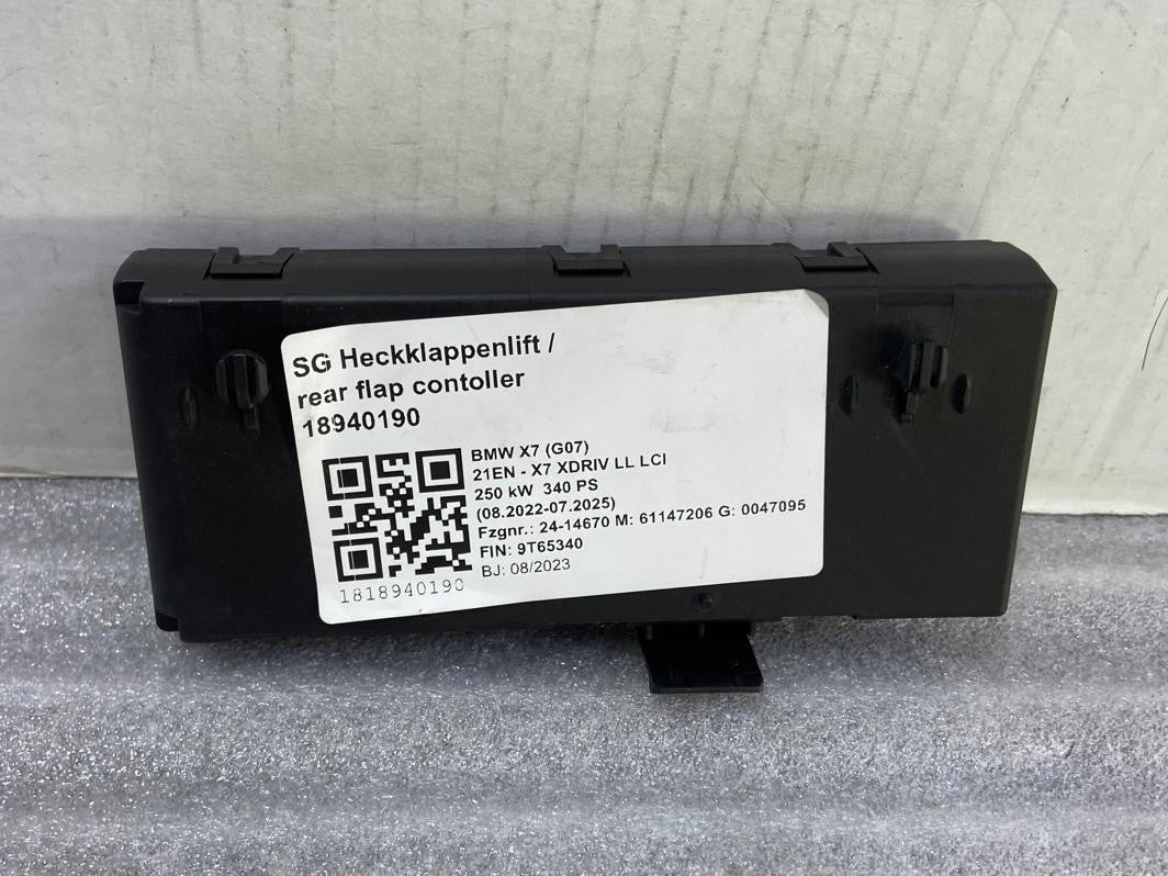 OEM BMW X5 G05 X6 G06 LCI Tailgate Lift Control Unit trunk modules 5A74B10 BROSE