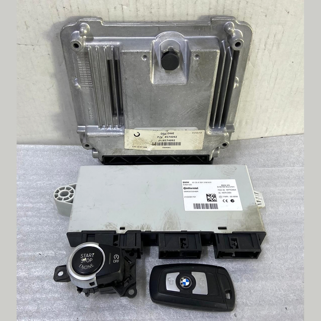 OEM BMW X3 F25 N47 ENGINE CONTROL UNIT ECU SET 8574092 BOSCH