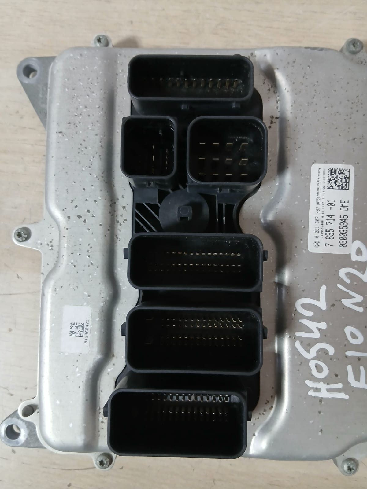 2011 BMW 528i F10 N20 Engine Control Unit SET DME+ CAS4 CA + 1KEY 7635714