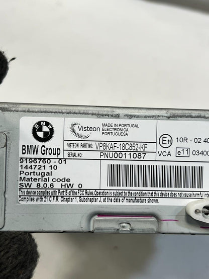 BMW 5 Series E60 E61 LCI Radio CD Player Head Unit With Aux 9196760 OEM