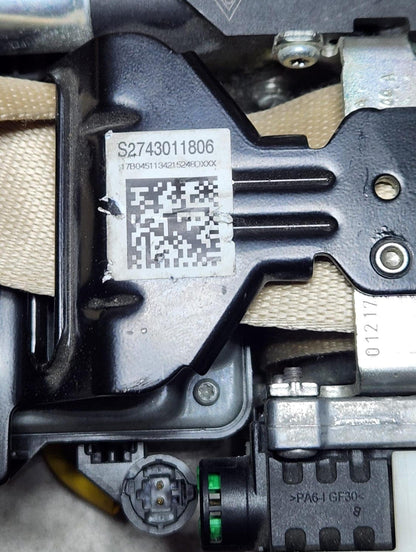 BMW Upper Seat Belt Front Right 7430118 5 Series G31 540iX
