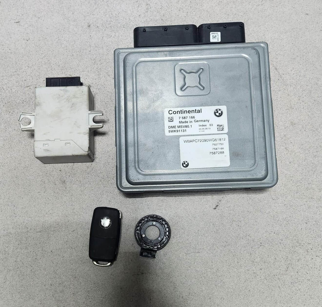 2006-10 BMW X3 E83 X3 2.5 si N52 Engine Control Module DME MSV80.1 7587166 RHD