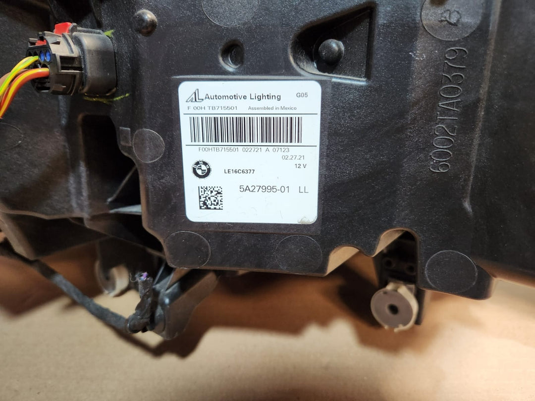 2019-2023 BMW X5 Left Led Headlight 5A27995 X5 G05 and X6 G06