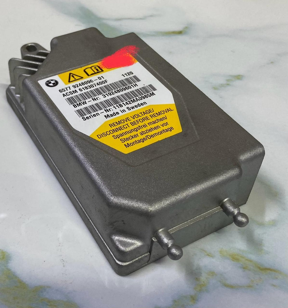 OEM BMW 2011 5 SERIES F10 F11 SRS CONTROL MODULE ECU 9248096