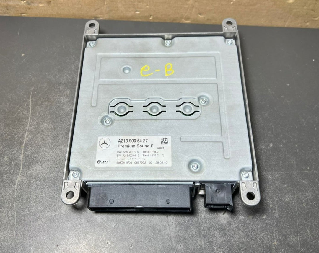 17-20 Mercedes W213 Burmester Lear Sound Amplifier Assembly A213 9006427 OEM