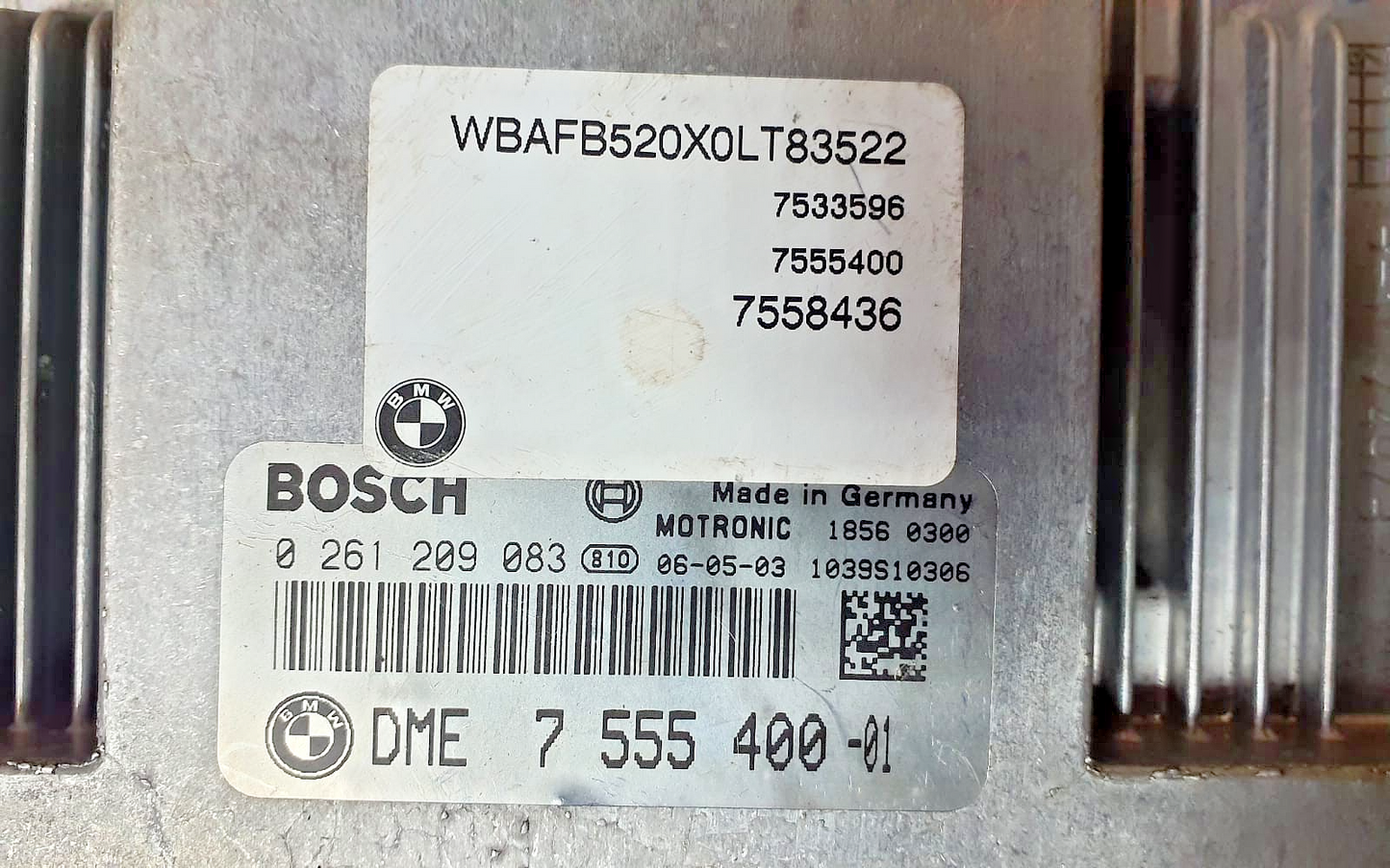 OEM BMW ALPINA B7 4.4L 2006-2008 Engine Computer DME ECU 7555400