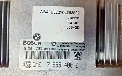 OEM BMW ALPINA B7 4.4L 2006-2008 Engine Computer DME ECU 7555400