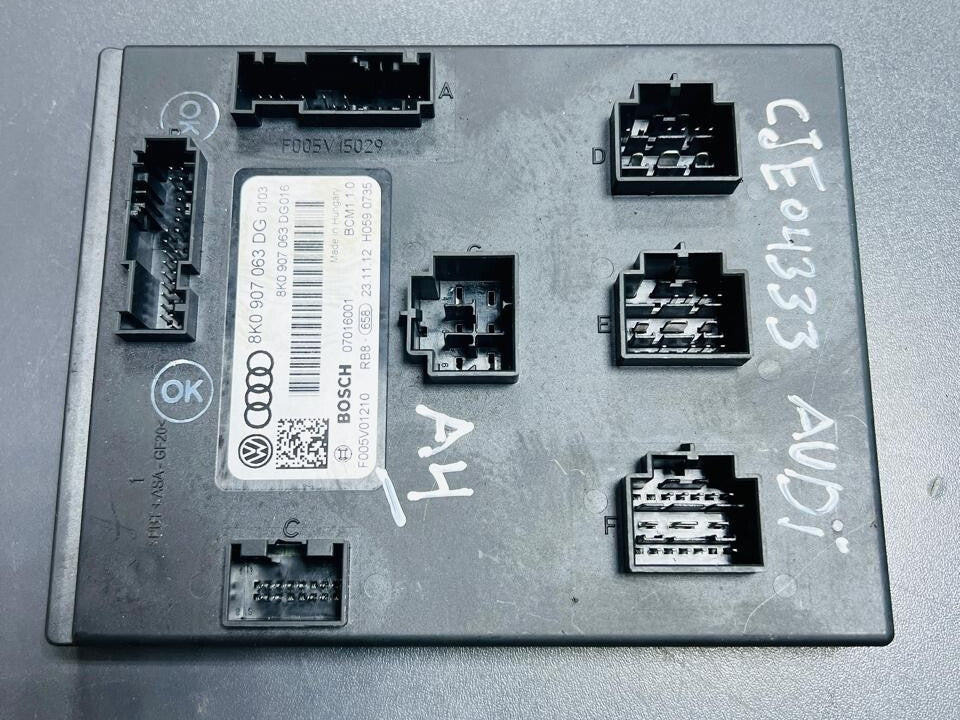AUDI A4 A5 BODY COMFORT CONTROL UNIT MODULE 8K0907063  DG
