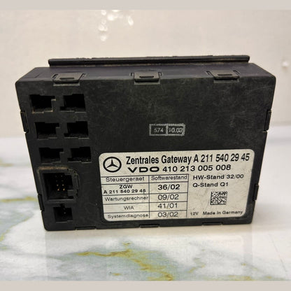 2003-2007 Mercedes-Benz E320 Central Gateway Control Module A 2115402945 E-Class