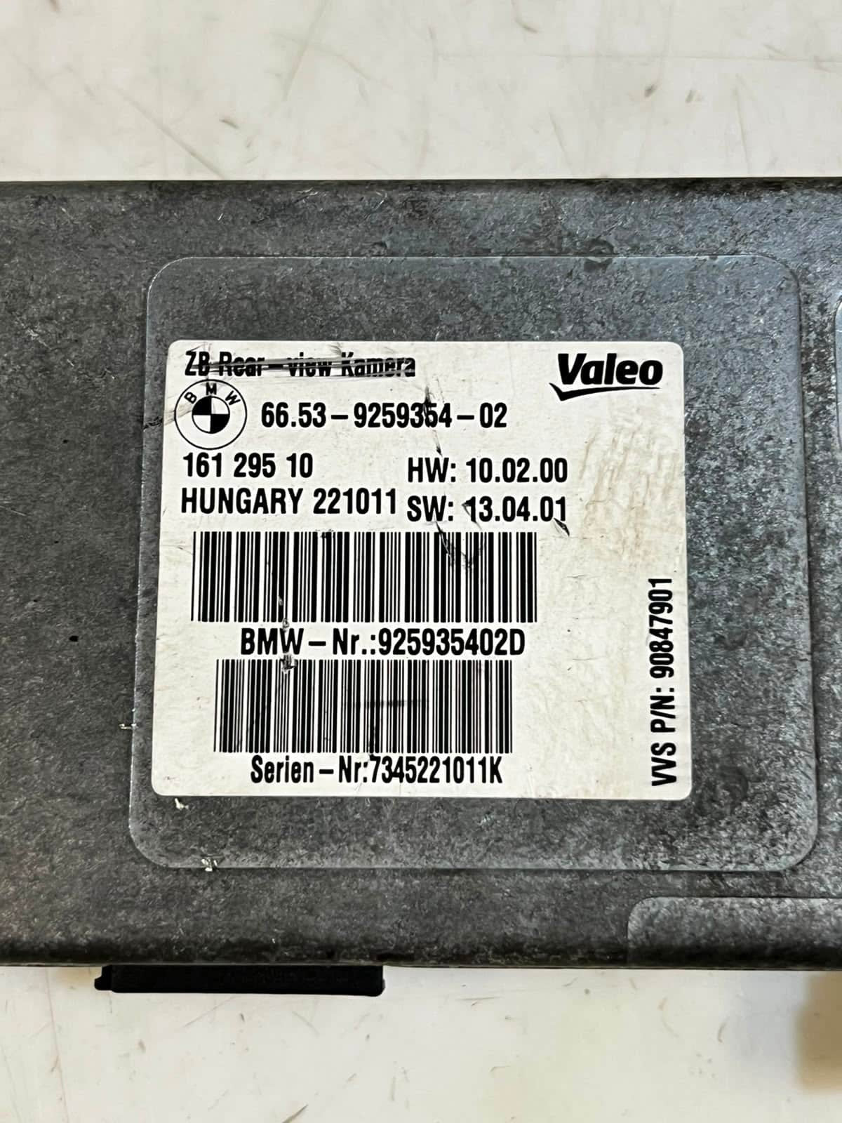 BMW F10 F20 F30 F12 F13 650i 535i Rear View Camera Control Module 9259354 OEM