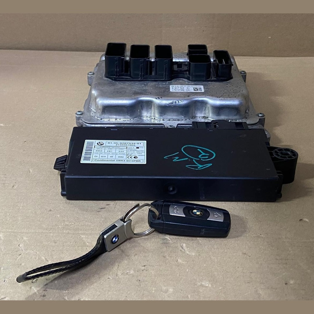 ECU SET 8617569 BMW  X1 E84 2013 LCI TURBO N20A Engine Control Module Unit