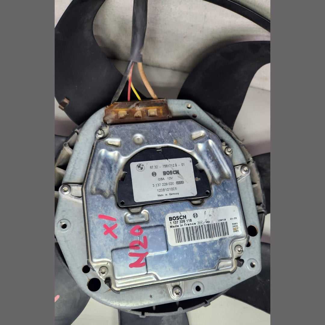 2009-2016 BMW X1 E84 Radiator Cooling Fan Motor 7561712 E90 E92 E93 335i 335xi 