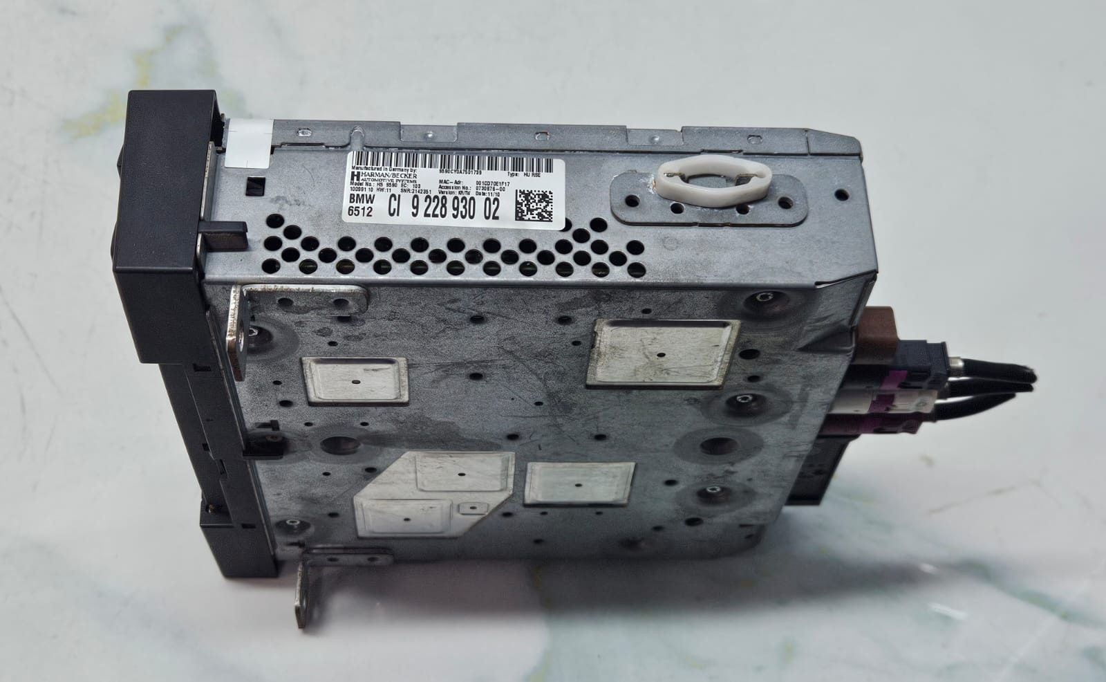 BMW DVD Audio Player Head Unit Rear Cabin 9228930 OEM