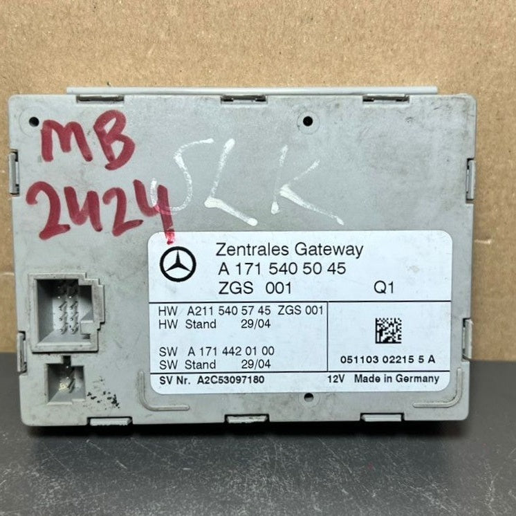 05-11 Mercedes-Benz R171 SLK350 Central Gateway Steuergerät A171 5405045 OEM