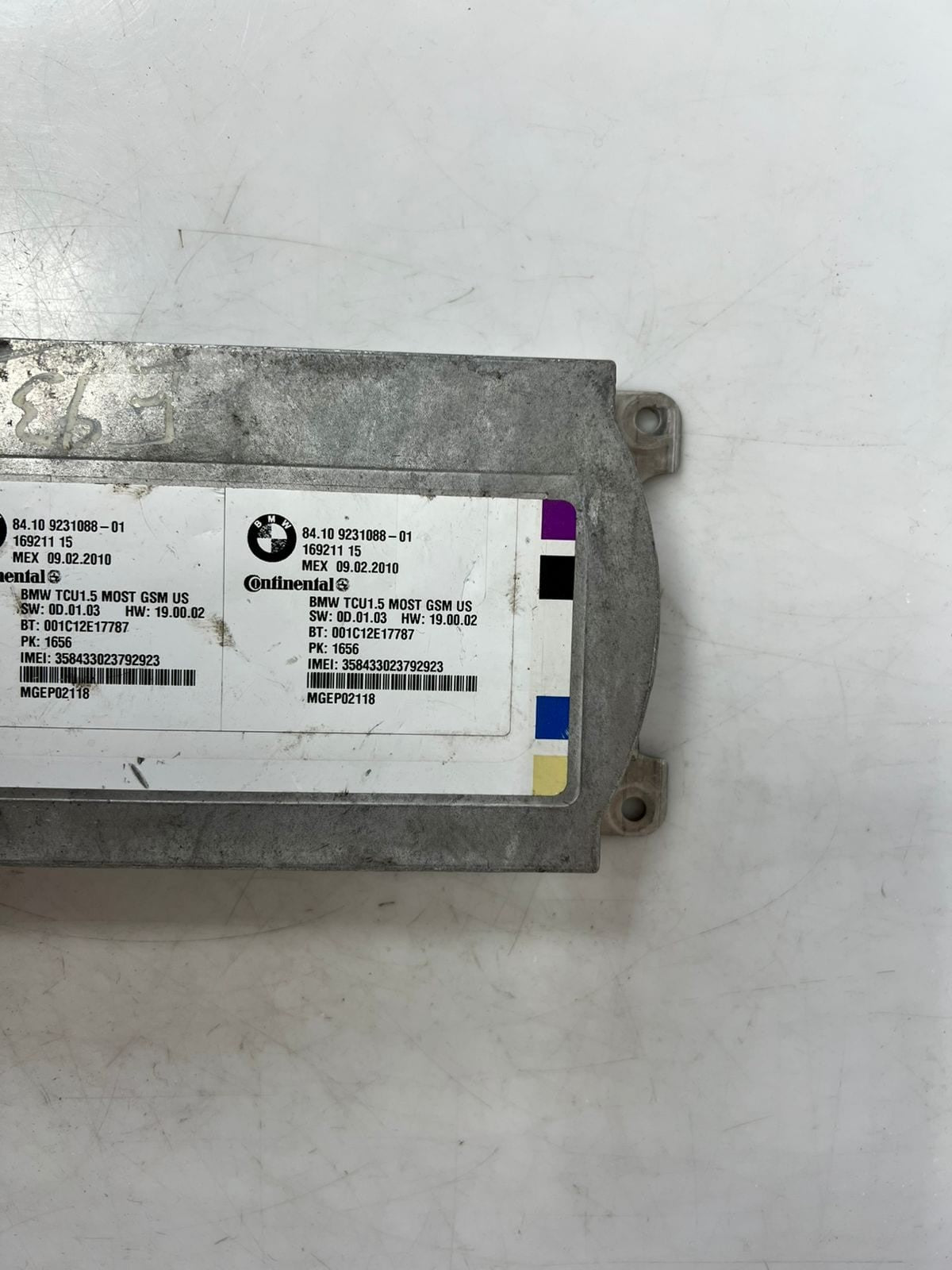 2011-2013 BMW 328i Telematics Bluetooth Communication Control Module 9231088 OEM