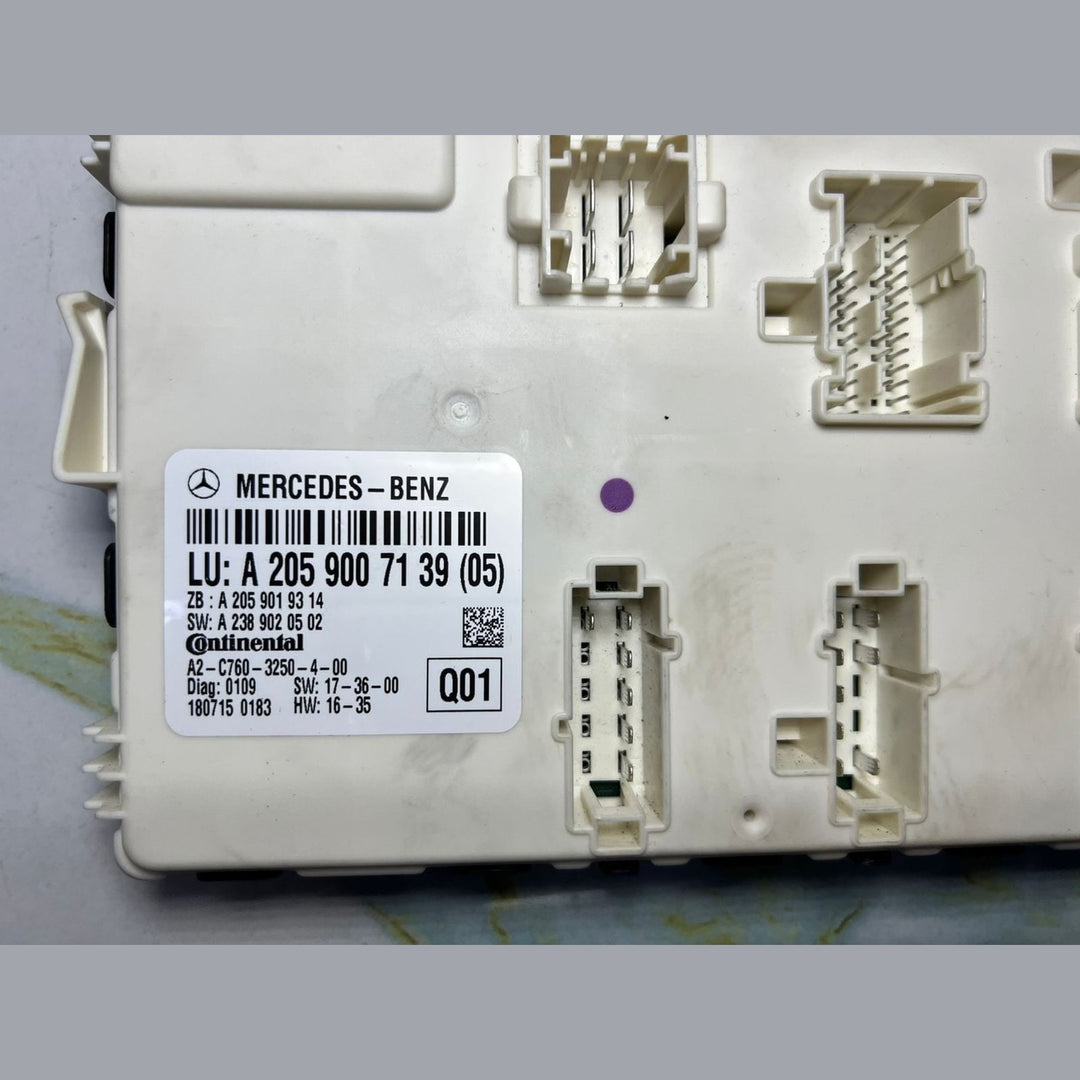 Mercedes Control Unit Sunroof A2059007139 C-Class W205