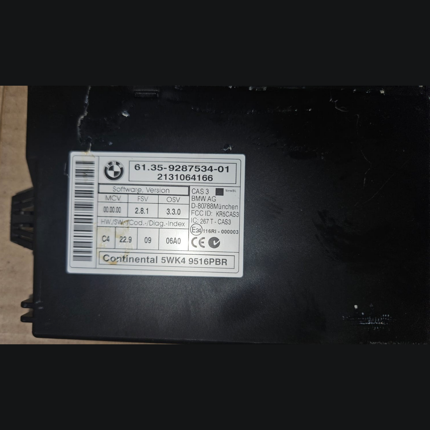 ECU SET BMW X1 E84 lci 8610678 2013 TURBO ENGINE AUTO KM 096752