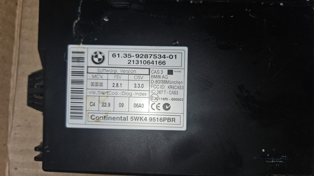 ECU SET BMW X1 E84 lci 8610678 2013 TURBO ENGINE AUTO KM 096752