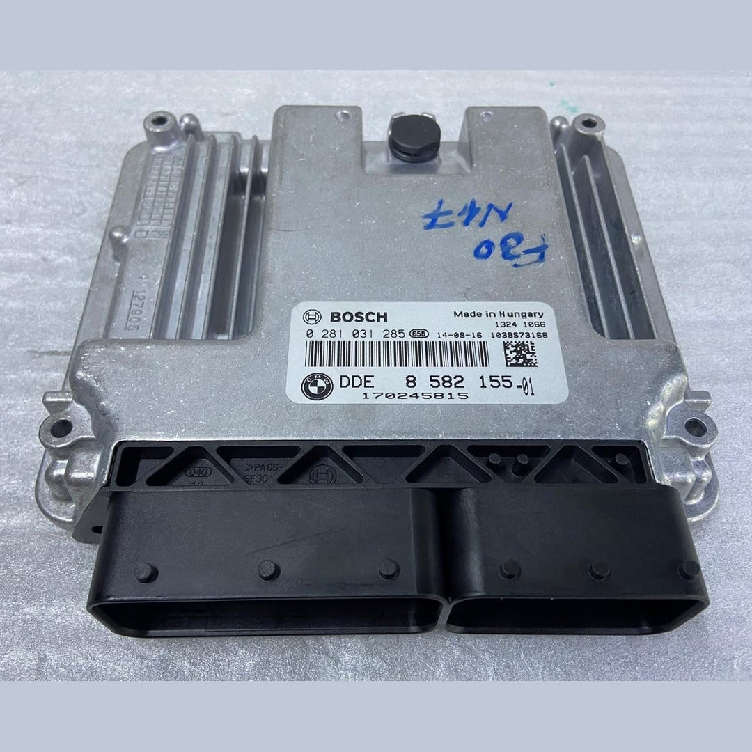 OEM BMW 320d F30 N47 ENGINE CONTROL UNIT ECU SET DDE 8582155 BOSCH