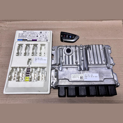 BMW G20 330i USA B46B S10 26/07/2021 ENGINE CONTROL UNIT SET + KEY - 5A40107