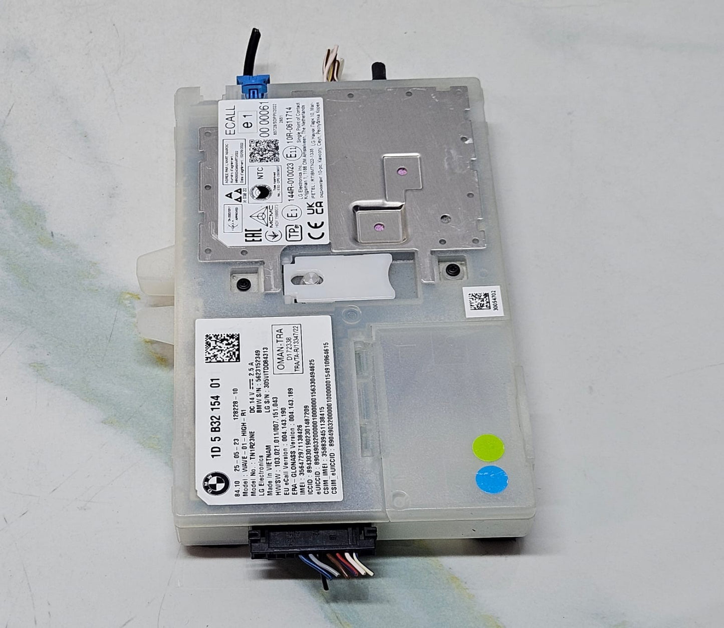 BMW X6 G06 TELEMATICS ANTENA CONTROL MODULE ECU 5B32154 OEM