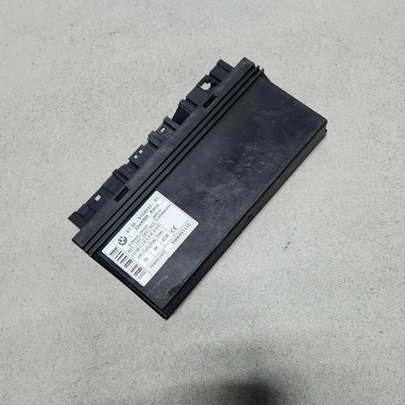 2008-2010 BMW 528i Body Control Module 9168833 5-Series and M6 E60 E63 E64