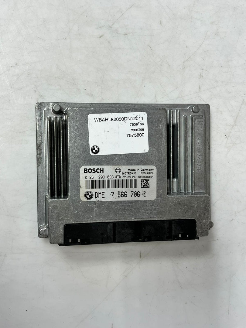 06-07 BMW N62 E66 550i E65 Engine Control Module ECU SET DME+CAS/ZAS RD 7566706