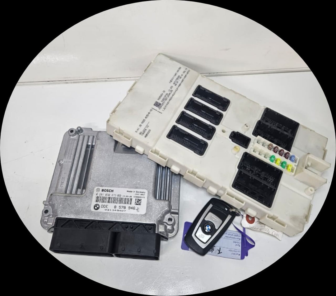 8578946-2013 BMW F30 F31 F34 N47 2.0 Diesel Engine Control Unit DDE Key Set