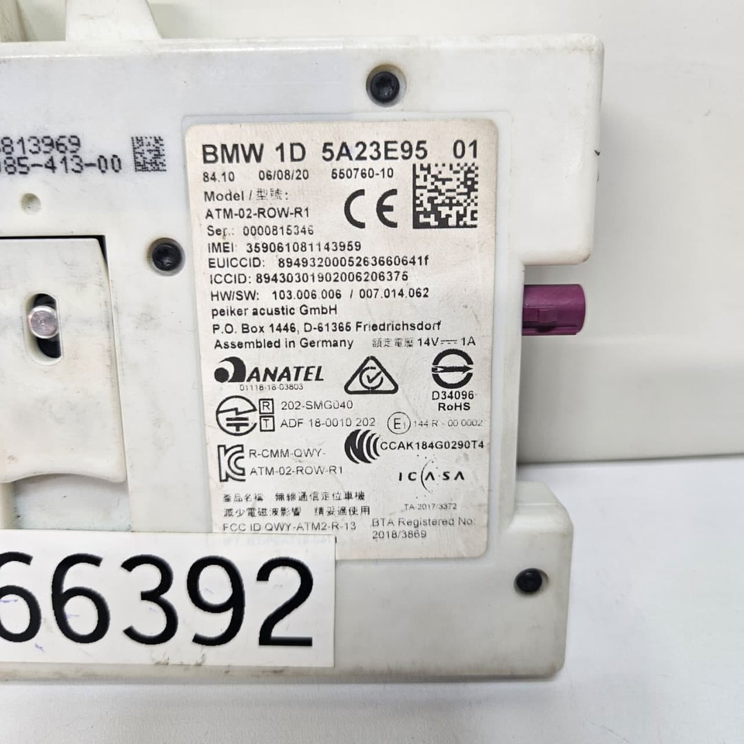 2023-2024 BMW G11 G12 G20 G21 X3 G01 320i Telematics Control Unit Module 5A23E95