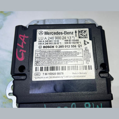 13-17 Mercedes W246 GLA SRS Safety Restraint Control Module A246 9002413 OEM